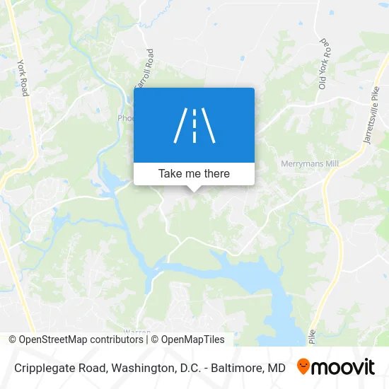 Cripplegate Road map
