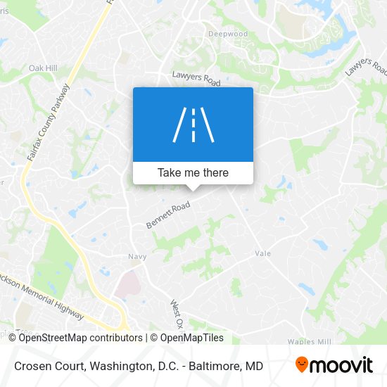 Crosen Court map