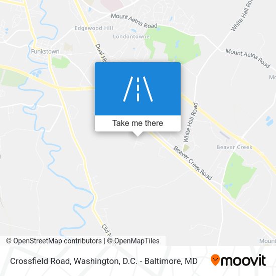 Mapa de Crossfield Road