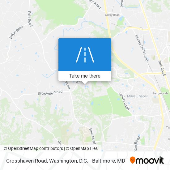 Mapa de Crosshaven Road