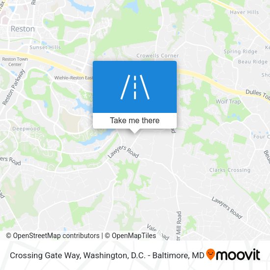 Mapa de Crossing Gate Way