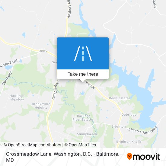 Mapa de Crossmeadow Lane
