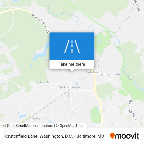 Crutchfield Lane map