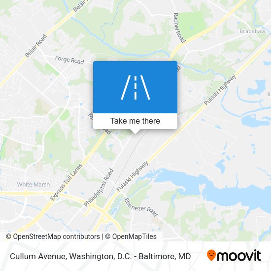 Cullum Avenue map
