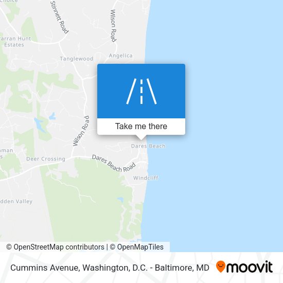 Cummins Avenue map