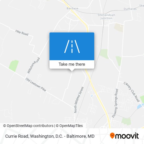 Mapa de Currie Road