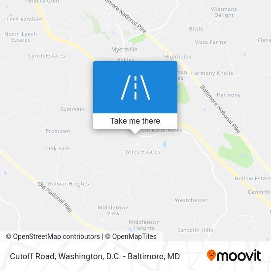 Cutoff Road map