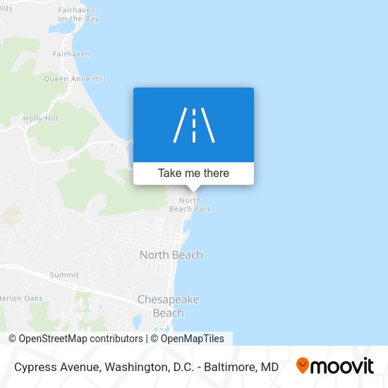 Mapa de Cypress Avenue