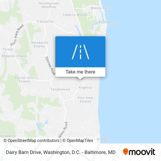 Dairy Barn Drive map