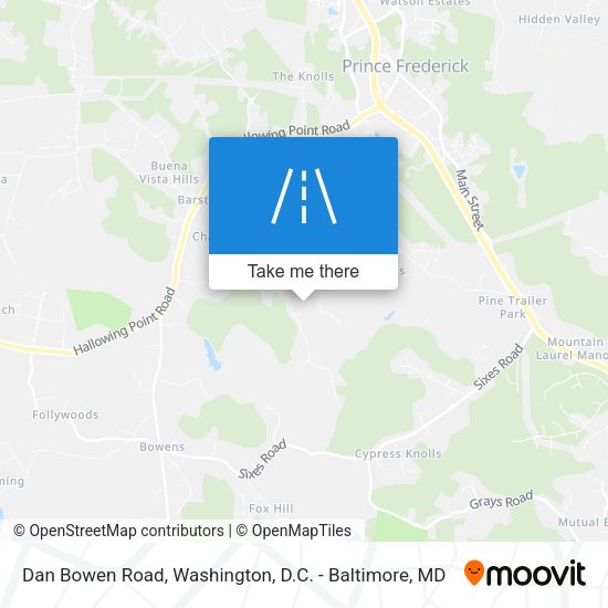 Mapa de Dan Bowen Road