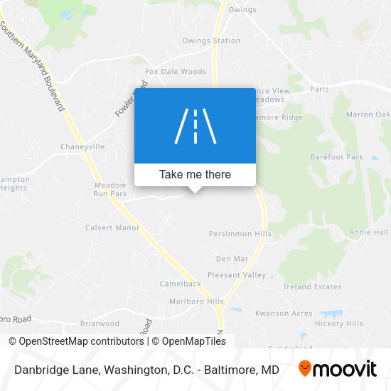 Mapa de Danbridge Lane