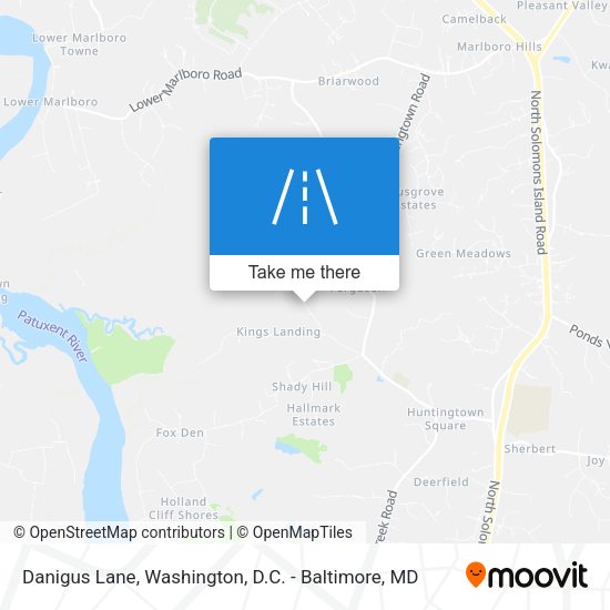 Danigus Lane map