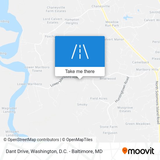 Mapa de Dant Drive