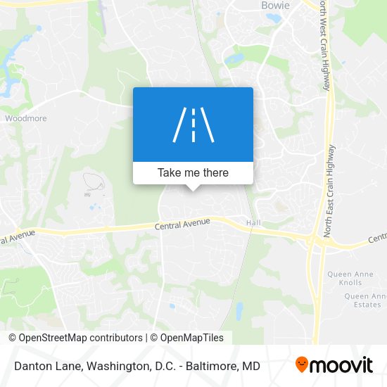 Danton Lane map