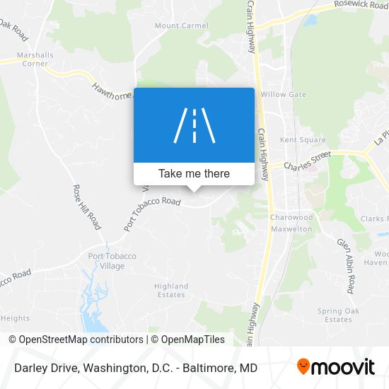 Mapa de Darley Drive