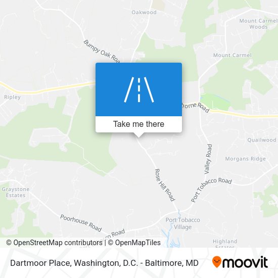 Dartmoor Place map