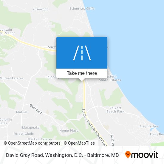 Mapa de David Gray Road