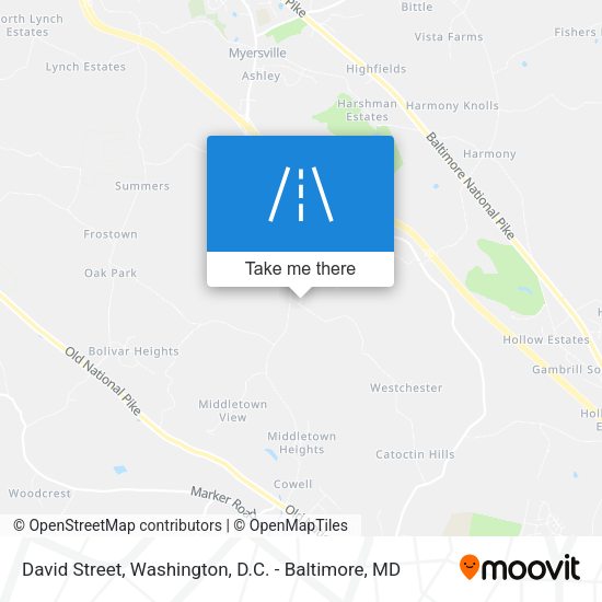 David Street map