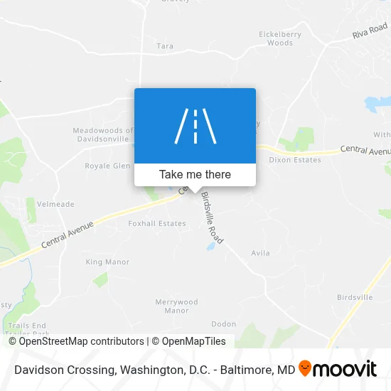 Davidson Crossing map