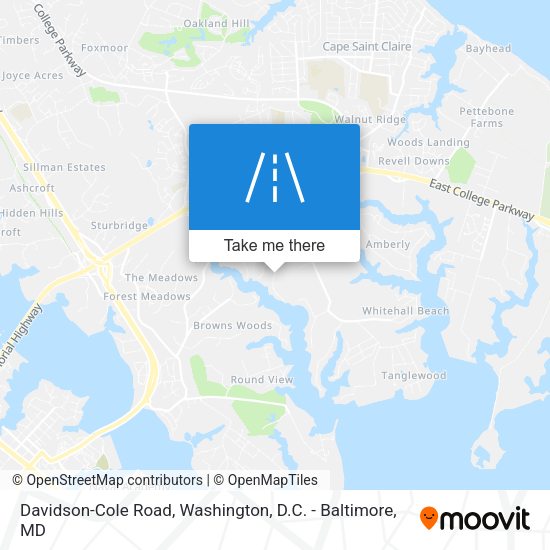 Mapa de Davidson-Cole Road