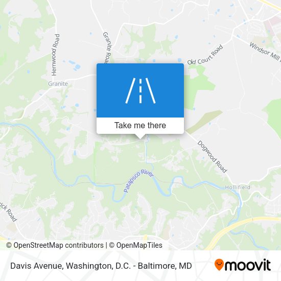 Davis Avenue map