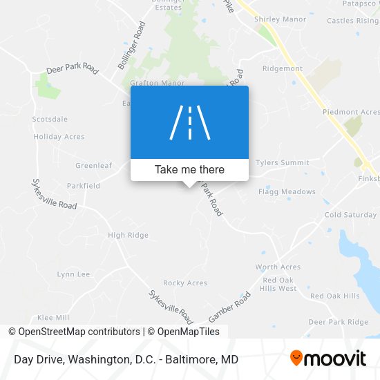 Mapa de Day Drive
