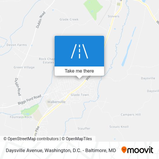 Daysville Avenue map