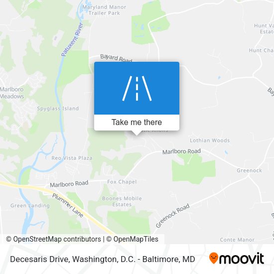Decesaris Drive map