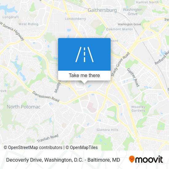 Decoverly Drive map