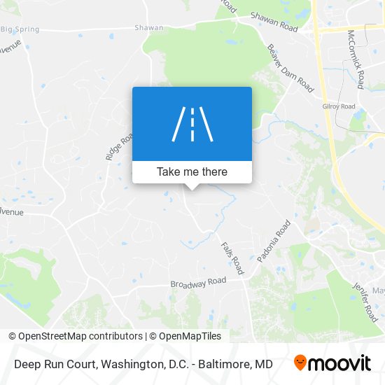 Deep Run Court map