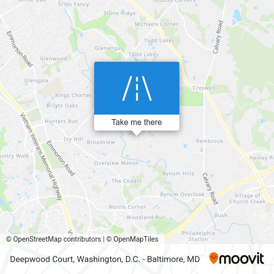 Deepwood Court map