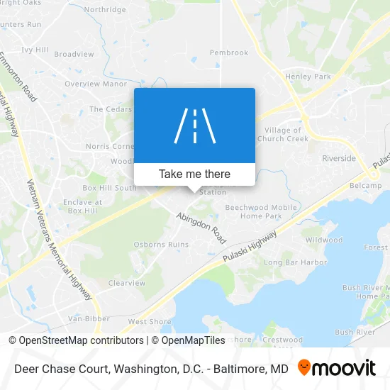 Deer Chase Court map