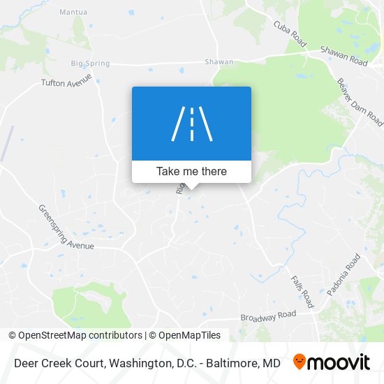 Deer Creek Court map