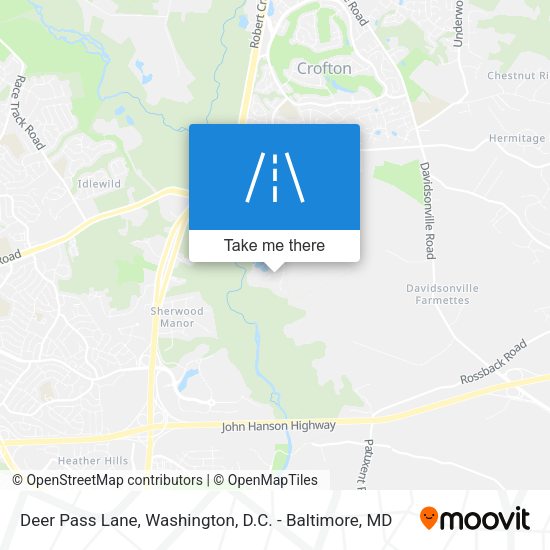 Deer Pass Lane map