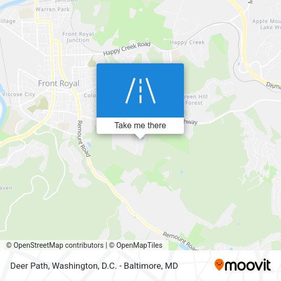 Deer Path map