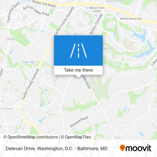 Mapa de Delevan Drive