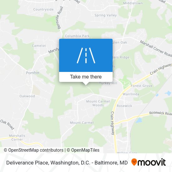 Mapa de Deliverance Place
