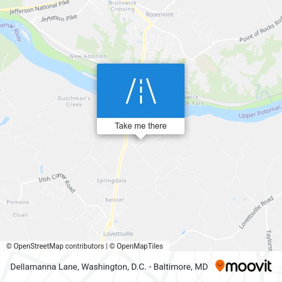 Mapa de Dellamanna Lane