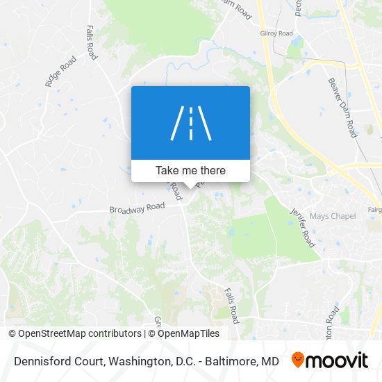 Dennisford Court map