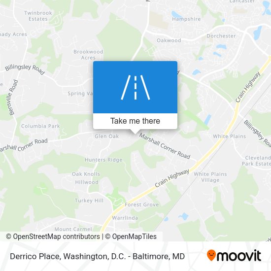 Derrico Place map