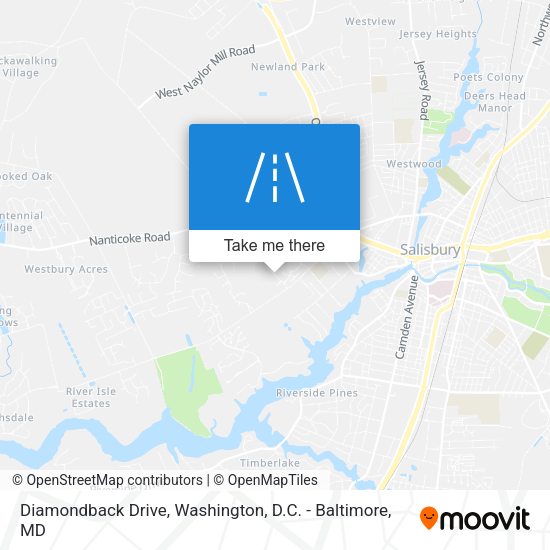 Diamondback Drive map
