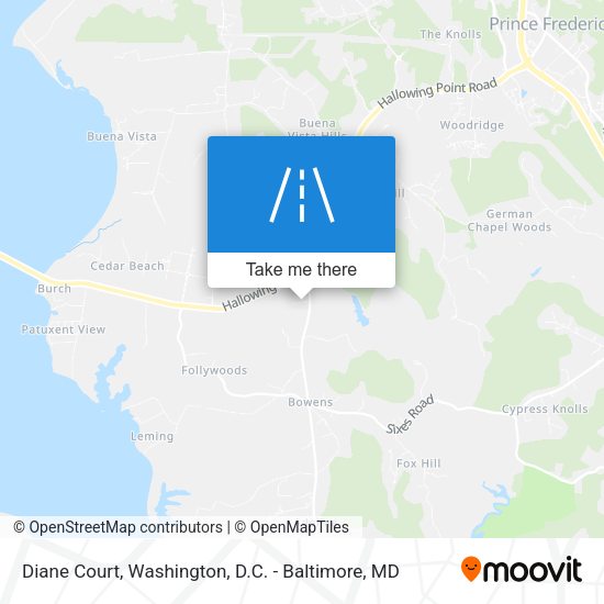 Diane Court map