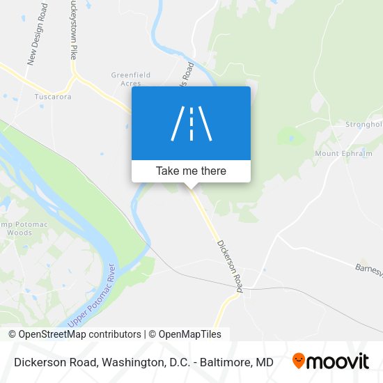 Dickerson Road map