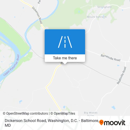 Dickerson School Road map