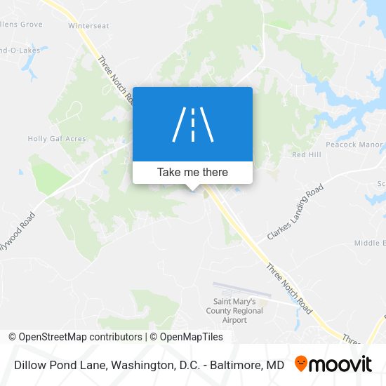 Dillow Pond Lane map