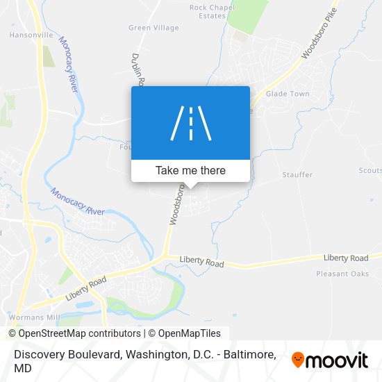 Discovery Boulevard map