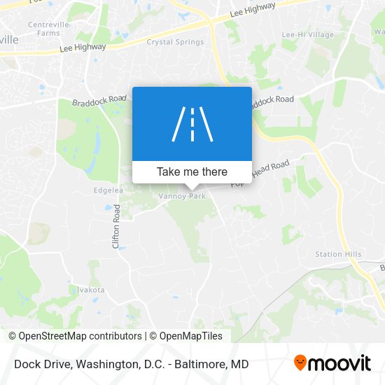 Dock Drive map