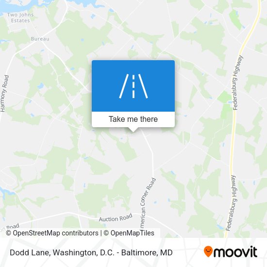 Mapa de Dodd Lane