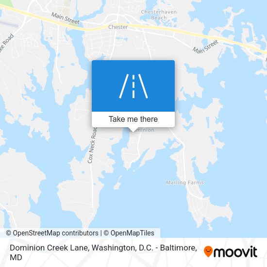 Dominion Creek Lane map