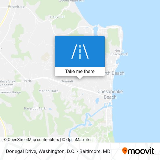 Mapa de Donegal Drive